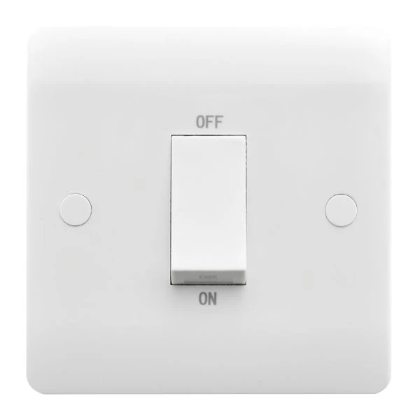 Verve HM2050 1 Gang 50A Double Pole Switch White - Image 3