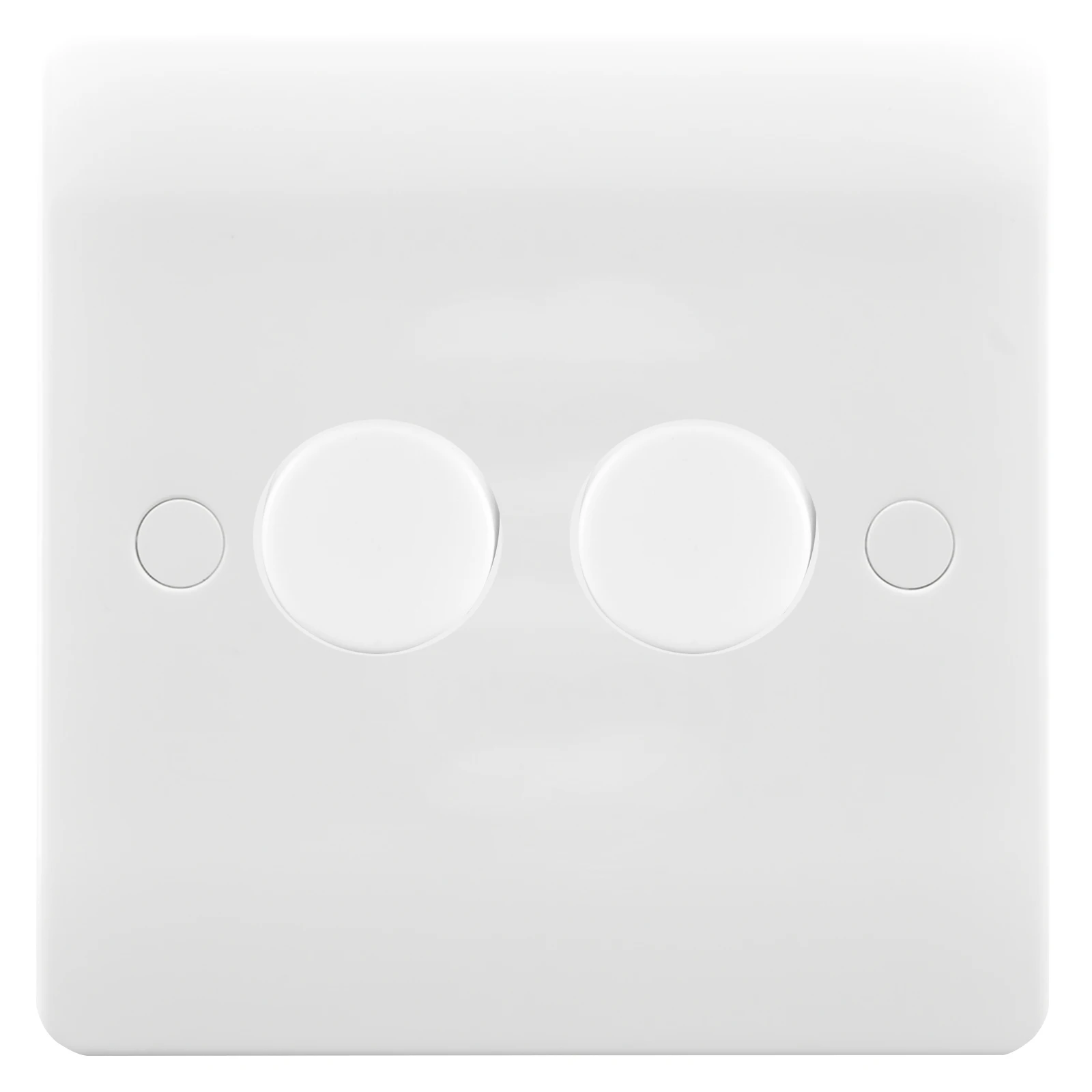 Verve HM2032 Rotary Dimmer 2G 2 Way 100W LEDITB Push On/Off White - Image 2