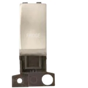 Fridge Satin Chrome 13A/10AX Ingot Double Pole Switch Module