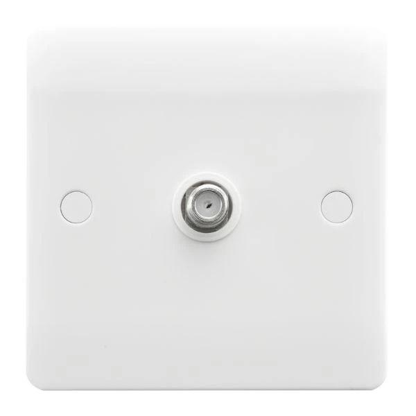 Verve HM2080 1 Gang Satellite Socket White (Non Isolated) - Image 3