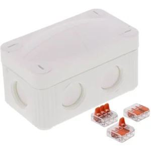 Junction Box Combi 206/Ww/3221/W 85 x 49 x 51mm White IP66/67 3X 3 Way