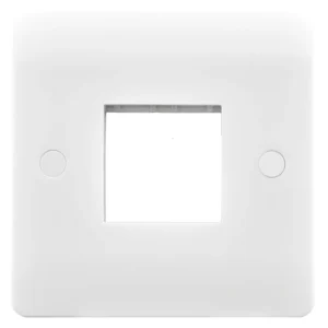 Verve HM2172 2 Gang Micro Grid Module Plate White