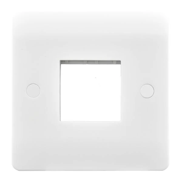 Verve HM2172 2 Gang Micro Grid Module Plate White - Image 3