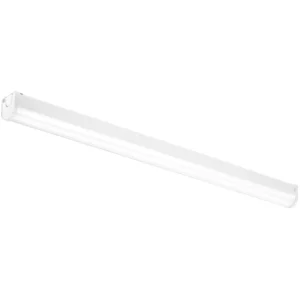 Aurora Batten LED High Output Single 33W 1500mm Steel Opal Diffuser IP20