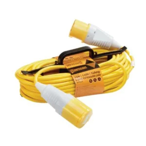 Site Lighting Extension Lead 110V 2.5Mm 16A 25M Yellow