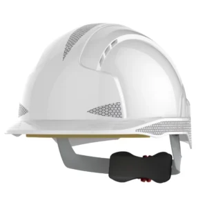 JSP EVOLite Safety Helmet with CR2 - Wheel Ratchet - Vented - White
