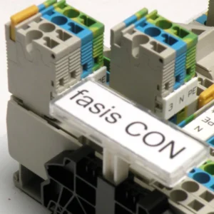 7.5 x 40mm White PVC Legend For Weidmuller SCHT5S