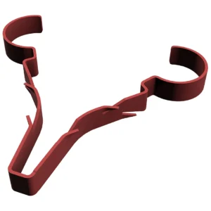 Clip Safe-D Cable Stag Clip Fire Rated Single 8-10mm Red (pack of 100)