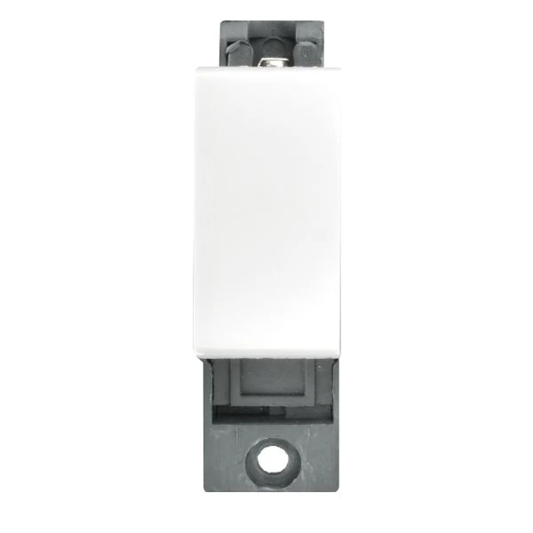 Verve HM3114 Micro Grid 1 Gang 10AX 1 Way Retractive Rocker White - Image 3