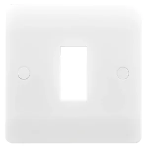 Verve HM2171 1 Gang Micro Grid Module Plate White