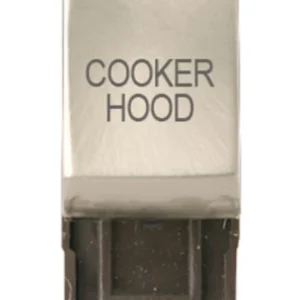 Cooker Hood Satin Chrome 13A/10AX Ingot Double Pole Switch Module