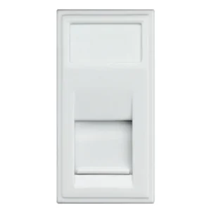 Hager Sollysta Socket BT Telephone Secondary Euro 25 x 50 x 25mm White Urea