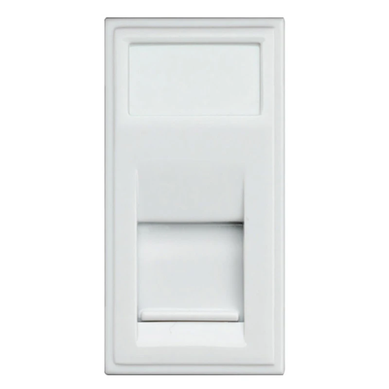 Hager Sollysta Socket BT Telephone Secondary Euro 25 x 50 x 25mm White Urea - Image 2