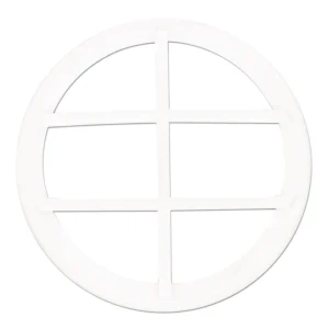 Eterna DGRILLWH Chameleon White Grill Trim for Chameleon Bulkhead Range