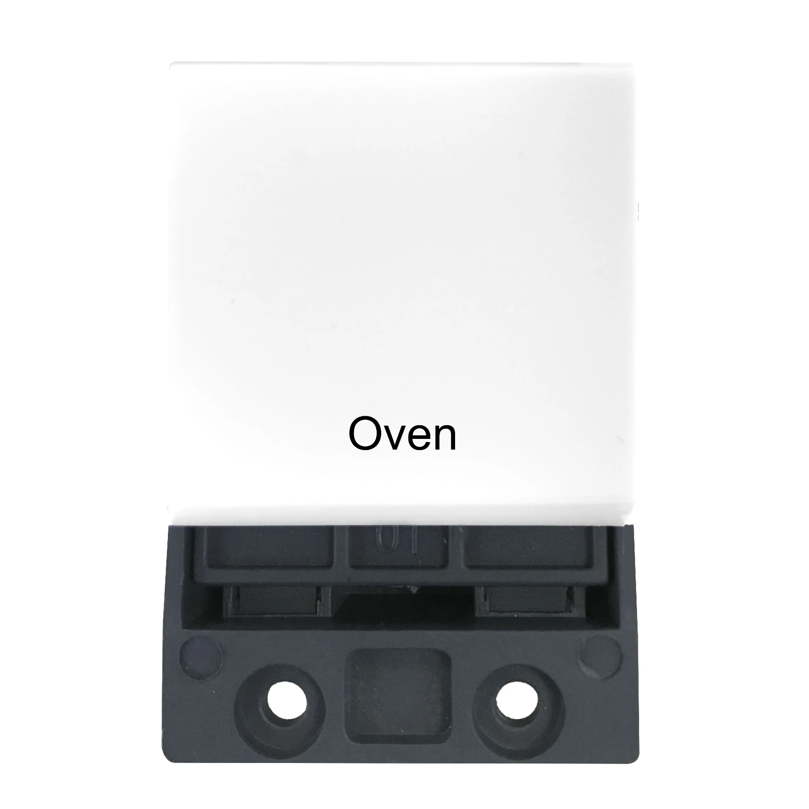 Verve HM3116OV Micro Grid 1G 20A DP (2 Gang Size) Rocker 'Oven' White - Image 2