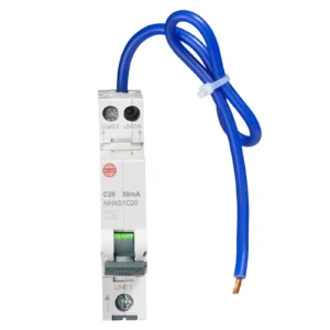 Wylex RCBO SP&N Single Module C Curve 20A 30mA