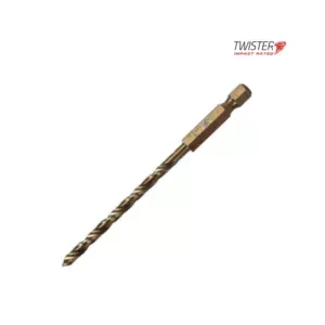 Armeg 5mm x 107mm Twister Impact Rated HSS Cobalt Drill Bit