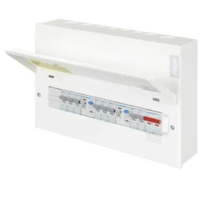 10 Way Hi Integrity Configurable 100A Switch 2 100A 30mA RCCB Round KO