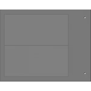 Cembre 52 x 107mm Metallic Grey Polycarbonate Adhesive Legend