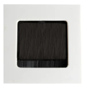 Verve MOD-50TIDYW Front Plate White Euro Module 50 x 50mm Cable Tidy