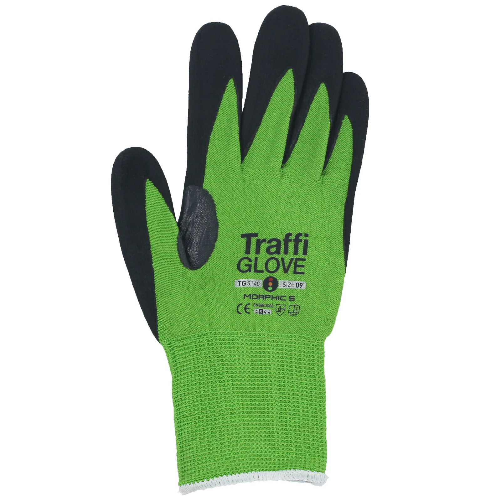 Morphic 5 Safety Glove Size 9 Green - Image 4