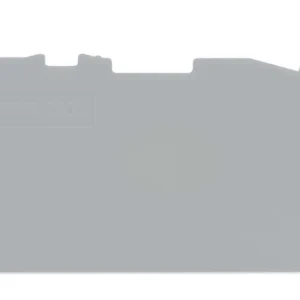 Wago End And Intermediate Plate 0.8mm Thick Grey