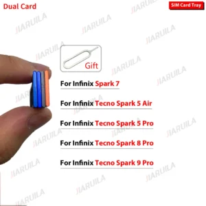 Wholesale Dual SIM Card Tray for Infinix Spark 7 Tecno Spark 5 Air Pro 8 9 Pro Slot Tray Holder Adapter Phone Spare Parts Pack of 10