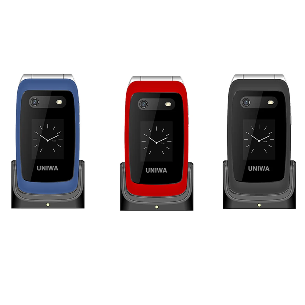 Newest 2.4 Inch Dual Screen Big Button Keypad 4G Flip Senior Mobile Phone with SOS Pack of 50 - Image 2