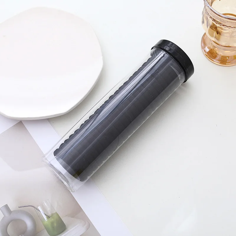 Korean Version 20 Canned High Elastic Head Rope Hair Ring Internet Celebrity Towel Not Hurt Hair Rope Hair Accessories Women Pack of 2 - Image 3