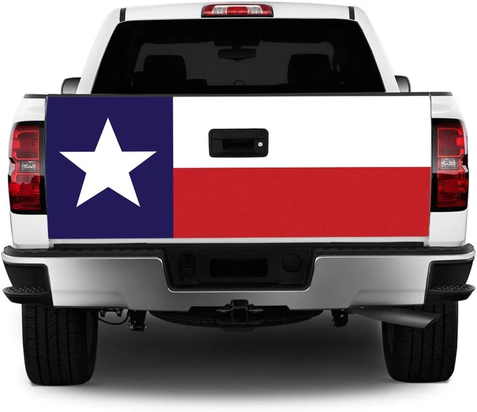 Custom Designed 5x2.3ft Stretch Fabric Pickup Truck Tailgate Covers Stand Flag Pack of 10 - Image 4