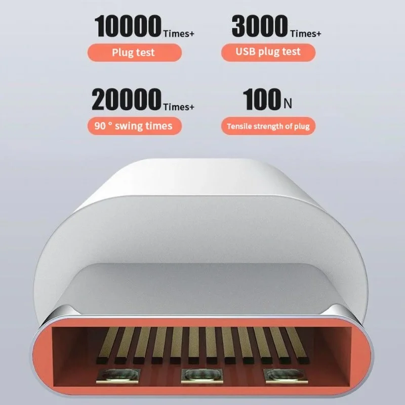 Super Fast 6A Type C USB Data Charger Cable 3A Pure Copper with PVC Jacket Compatible with Mobile Phones IOS Devices Computers Pack of 10 - Image 3