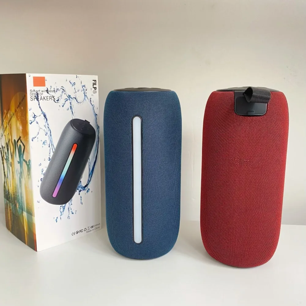 FLIP8 Mini Wireless BT Loudspeaker Karaoke Car Mobile Phone RGB LED Portable Speaker Cycling Outdoor Party Player Music Speaker Pack of 10 - Image 4