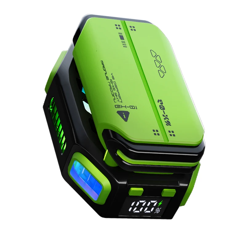 X111 Magnetic Suction Rechargeable Portable Removable Magnetic Tape Adjustable RGB Semiconductor Mobile Phone Cooler for Game Pack of 10