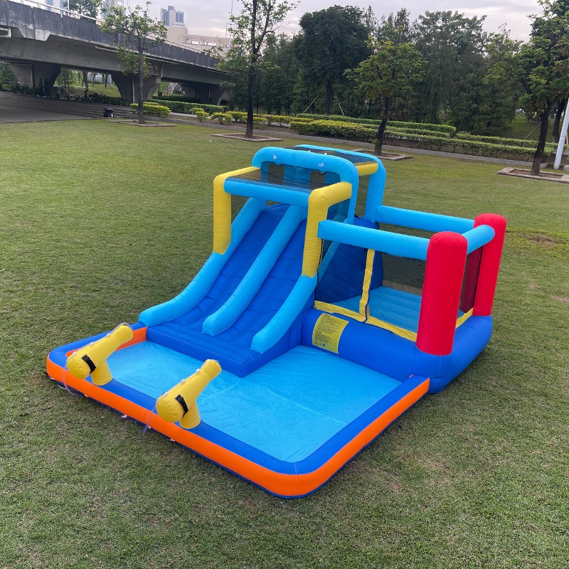 Bumper Cars Flying Spinner Waterslide Inflatable Jumping Castle for Kids Bounce House Inflatable - Image 4