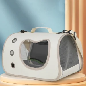 Large Capacity Pet Carrier Bag MultiFunctional Portable Foldable Breathable Outdoor Shoulder Backpack for Dogs Cats Pack of 2