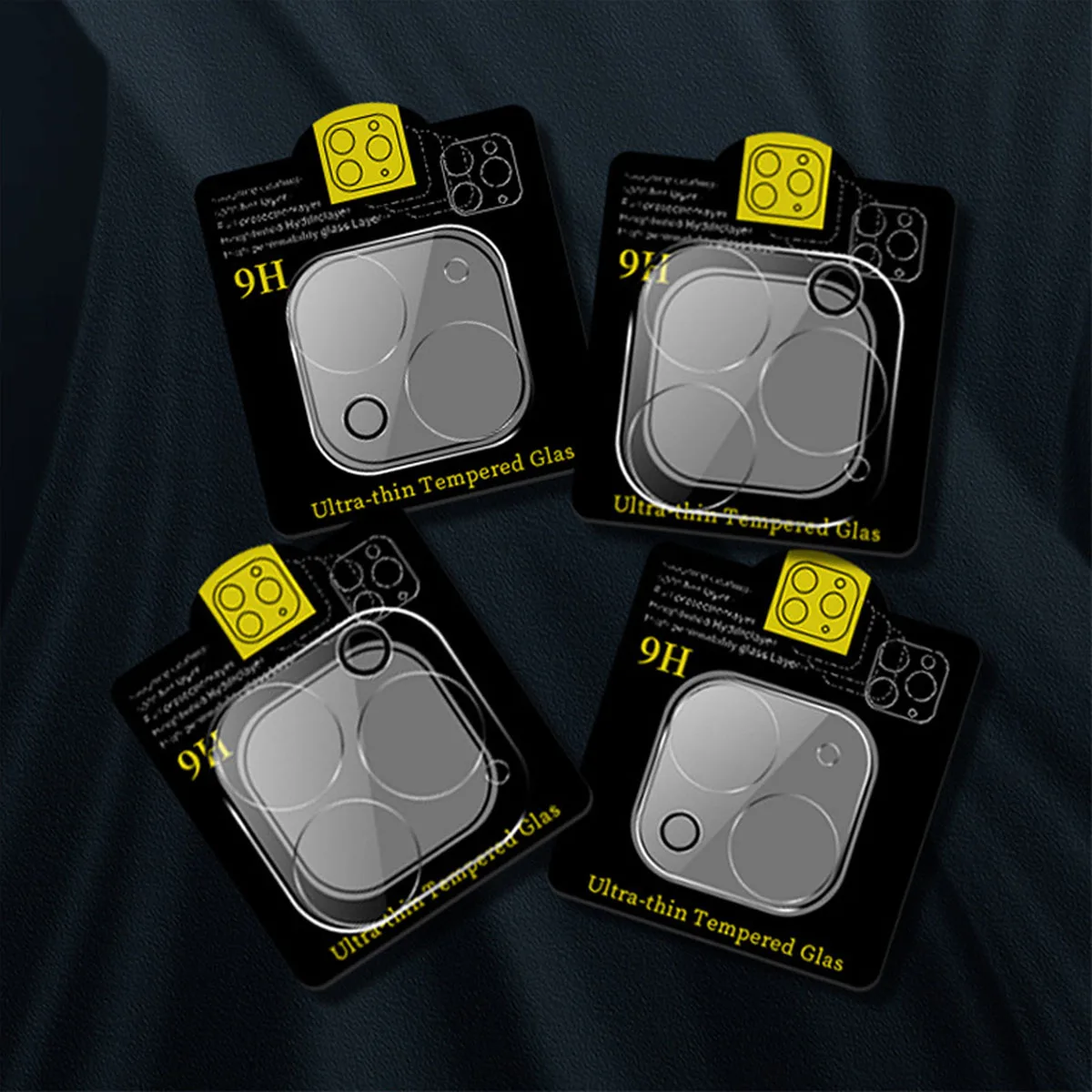 Silk Screen Clear Tempered Glass Camera Lens Protector 12 13 14 15 Plus 15 Pro Max Lens Glass Screen Film for iPhone 11 Pack of 10