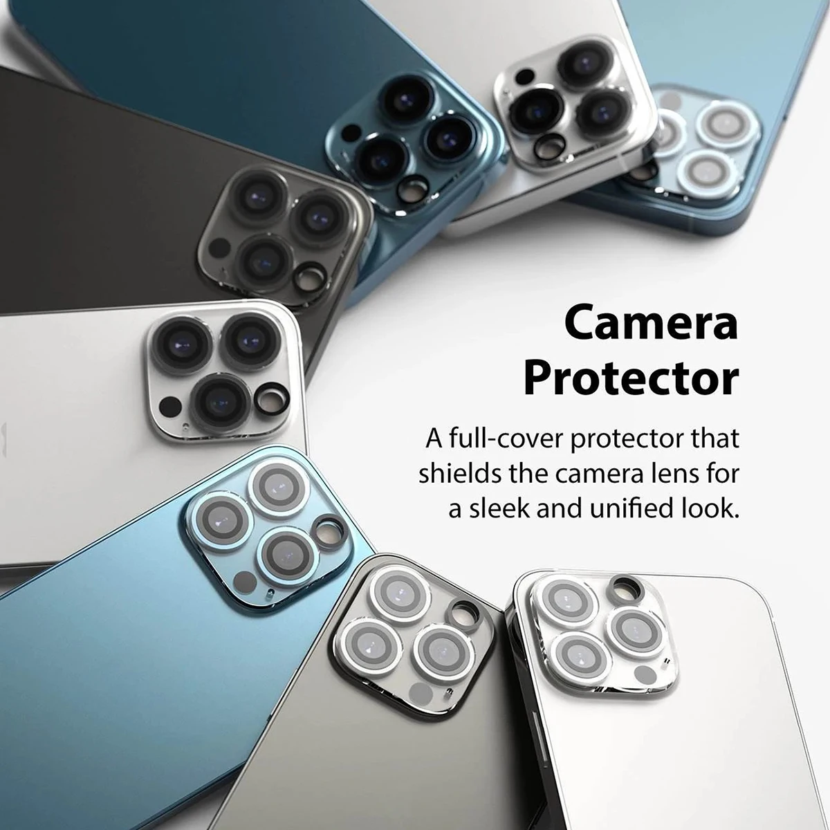 Tempered Glass Camera Protector Film 13 Pro 3d Camera Lens Screen Protector 15 16 Pro Max for iphone 12 Pack of 5 - Image 3