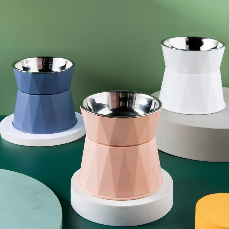 Fashionable Cross-Border Portable Pet Slow Feeder Plastic Non-Slip Washable 2-in-1 Customized Color Feeding Bowl for Cats & Dogs Pack of 2 - Image 3