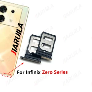 Mobile Phone Sim Card Tray for Infinix Zero 30 4G 5G Dual Sim Card Holder Tray Replacement Spare Parts Wholesale Bulk Discounts Pack of 2