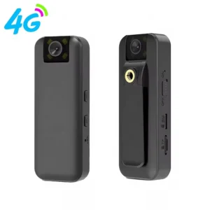 4G Body Worn Camera Outdoor Sports 1500mah Audio Video Meeting Small Portable Wireless Battery Wearable Clip Body Network Camera Pack of 2