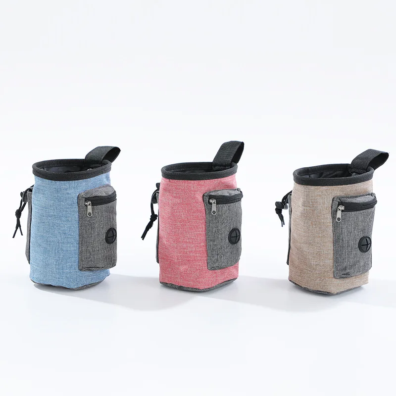 New Design Portable Rectangle Dog Treat Pouch Bag Cute Waterproof Nylon Polyester Adjustable Travel Outdoor Training Pouch Pack of 2 - Image 3