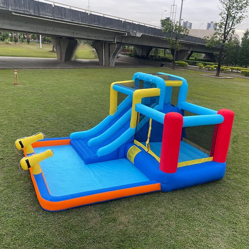 Bumper Cars Flying Spinner Waterslide Inflatable Jumping Castle for Kids Bounce House Inflatable - Image 2