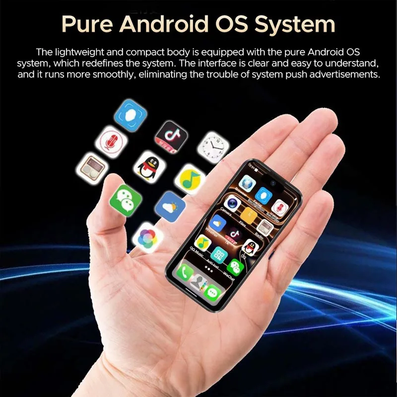 New Mini I17Pro Max Intelligent 3G Dual Sim Card Dual Standby Android 8.1 Global Version 2800mAh Battery WIFI GPS Phone Pack of 5 - Image 2