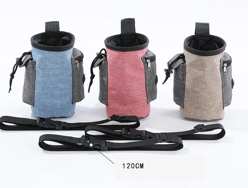 New Design Portable Rectangle Dog Treat Pouch Bag Cute Waterproof Nylon Polyester Adjustable Travel Outdoor Training Pouch Pack of 2 - Image 2