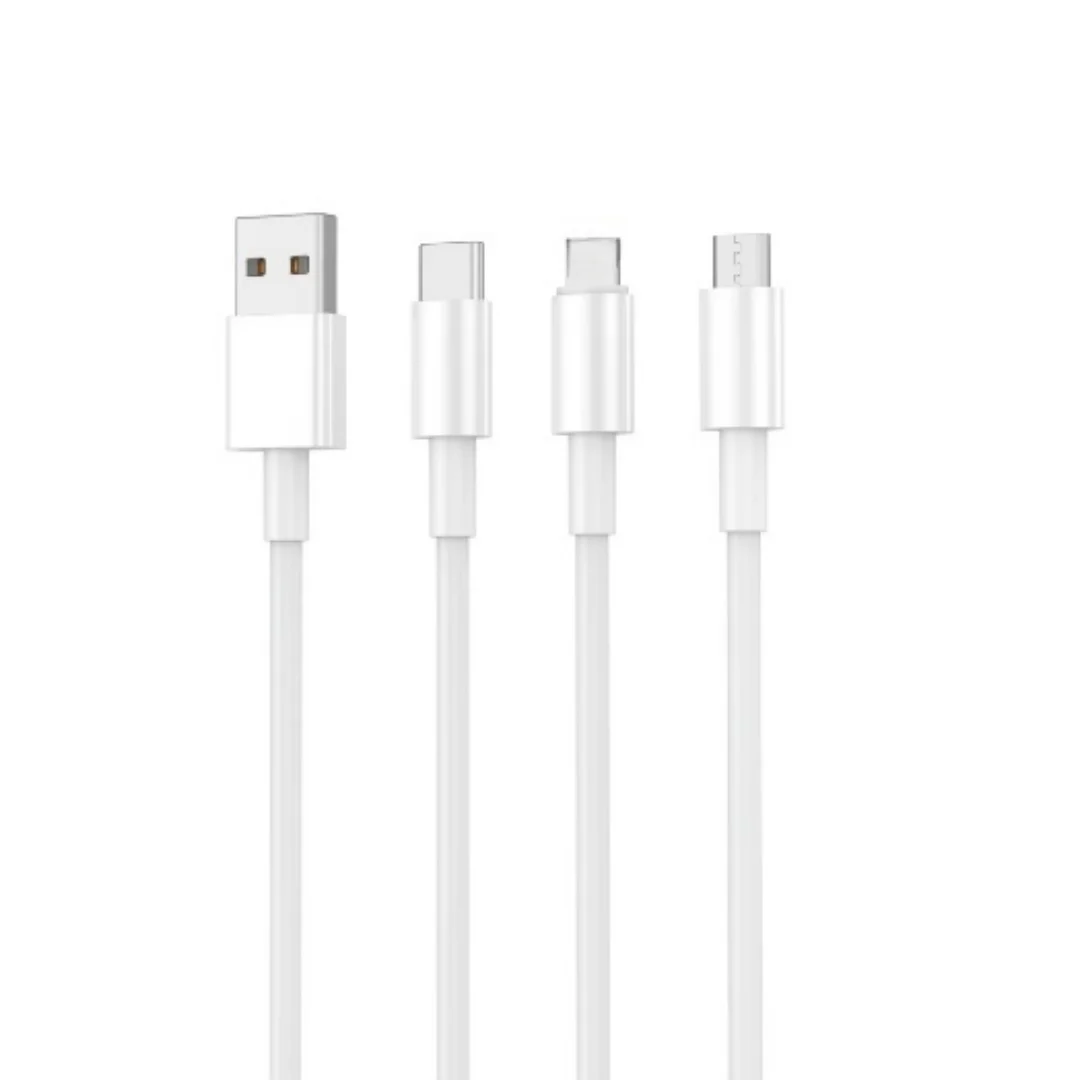 iPhone Micro USB 3A Fast Charging Cable with TPE/PVC Braid Shielding Pure Copper Conductor 1M/2M/3M Lengths for Scanner Use Pack of 50