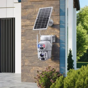 Security Camera System Solar Energy 4G Network Smart PTZ Wireless IP Camera Human Detection Outdoor CMOS Cloud 1080P IP66