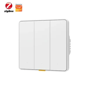 Tuya Zigbee 3.0 Smart Wall Light Button Switch No Neutral Wire110-250V,No Capacitor Needed,Work with Alexa Google Home