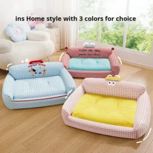 Wholesale Price OEM CustomEco-friendly Fashion All Seasons Packed Soft for All Sizes Pet Cat Dog Bed Removable Pack of 2