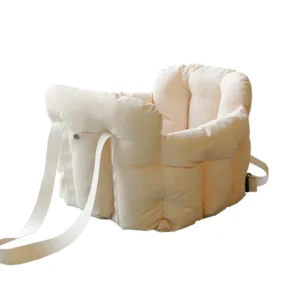 Factory Price Pet Car Seat | Soft & Adjustable Dog Booster Seat | Safety Buckle, Multi-Purpose for Travel & Home