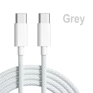 30W PD Quick Charging Type C to Type C Fast Charging Data Transfer Cable Mobile Phone Data Cable for Phone 15 Pack of 50